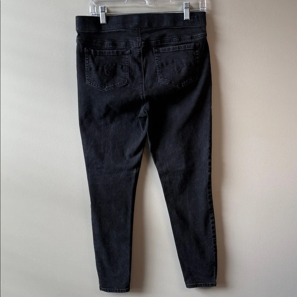 Justice Girls Black Mid Rise Legging Jean 18‎ Plus Stretchy